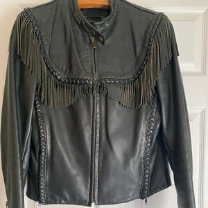 Women’s Willie G vintage Harley Davidson leather Jacket